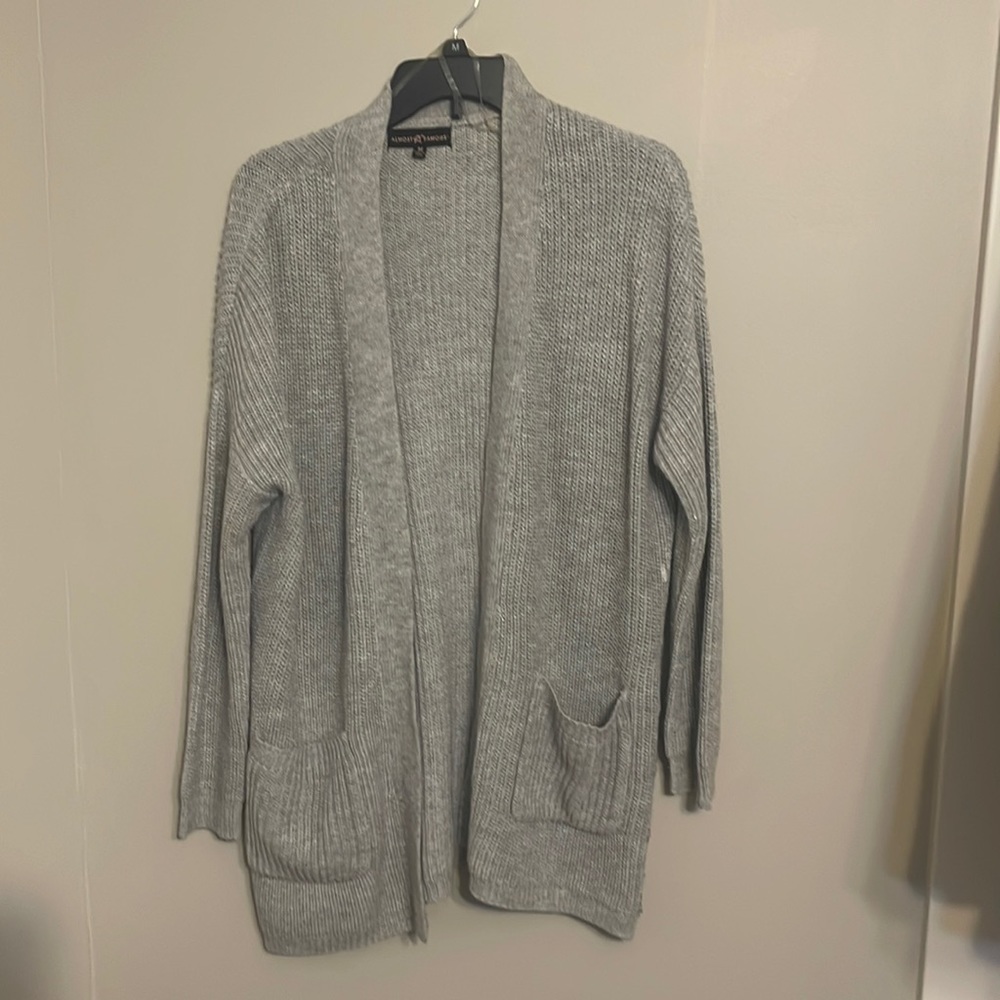 Gray sweater
